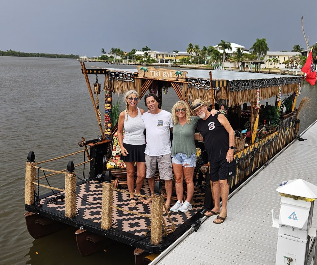 Tiki boat tour with Captain Ron, April 2025