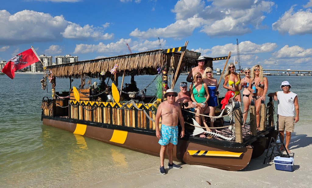 Tiki boat tour in April of 2025