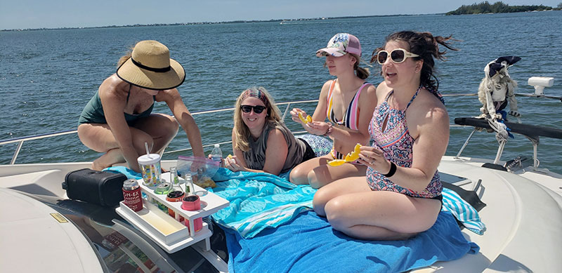 Having fun on the Carolina Daze