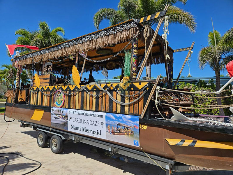 Tiki Boat Tour, the Nauti Mermaid